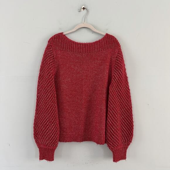 Tommy Bahama Red Crew Neck Sweater - Picture 3 of 7